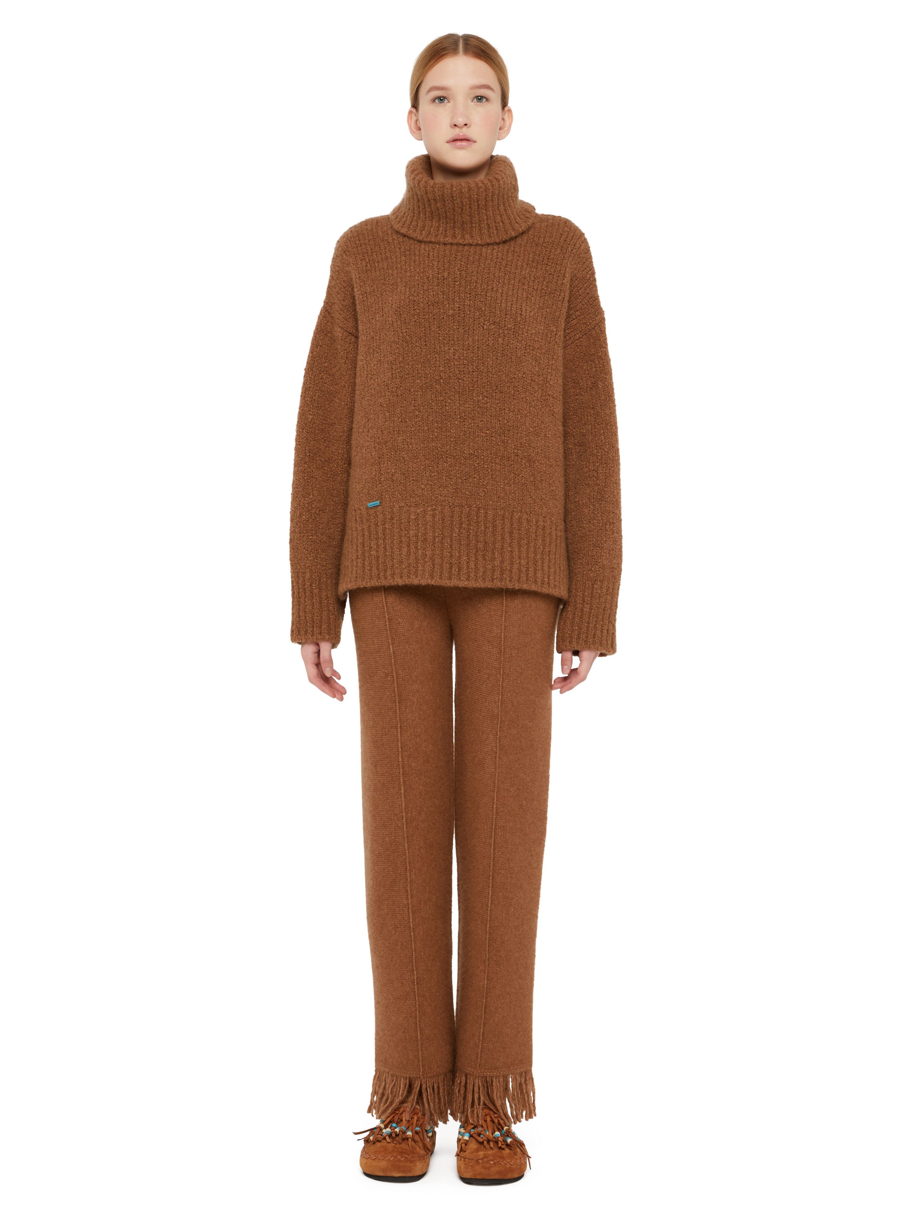 Alanui Alanui Finest Turtleneck Luli Brown LWHF008E24KNI001