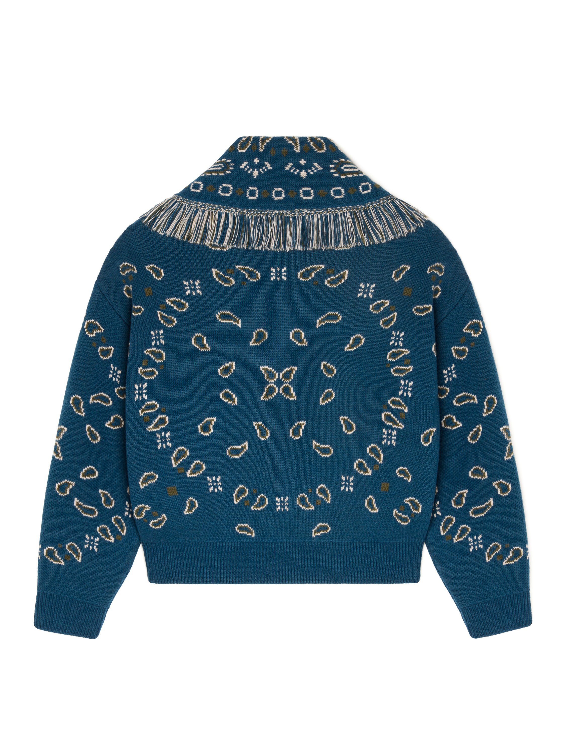Alanui Bandana Jacquard Cardi-Bomber Arbour-Multicolor LWHB026E25KNI001