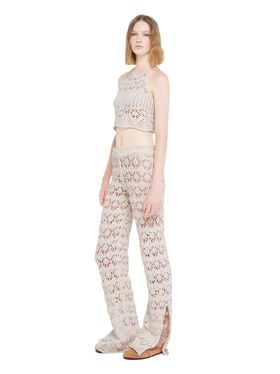 Alanui Lagoon Romance Top White Pearl