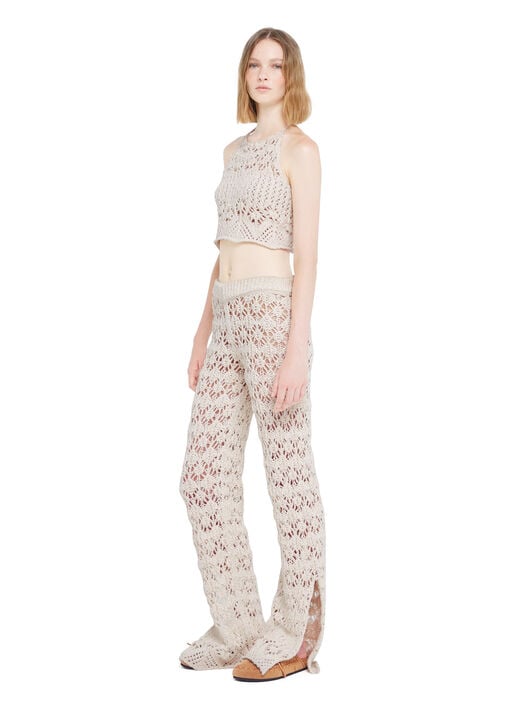 Alanui Lagoon Romance Top White Pearl LWHT010R26KNI001 Alanui Lagoon Romance Top White Pearl LWHT010R26KNI001