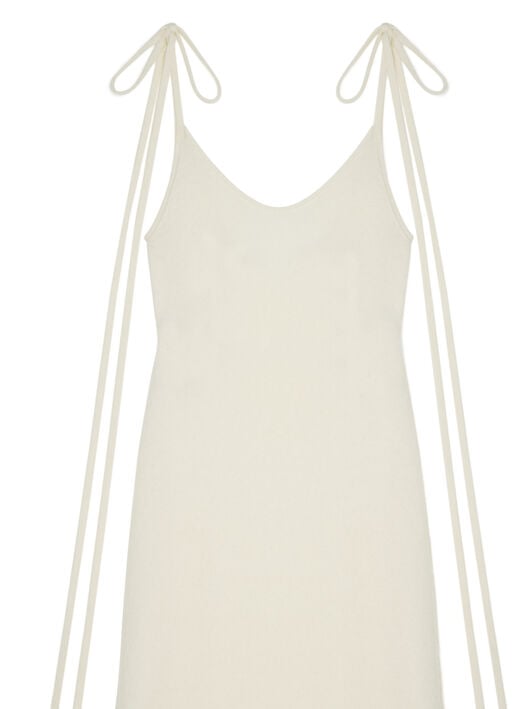 Alanui Alanui Finest Dress White LWHI05DE25KNI001 Alanui Alanui Finest Dress White LWHI05DE25KNI001