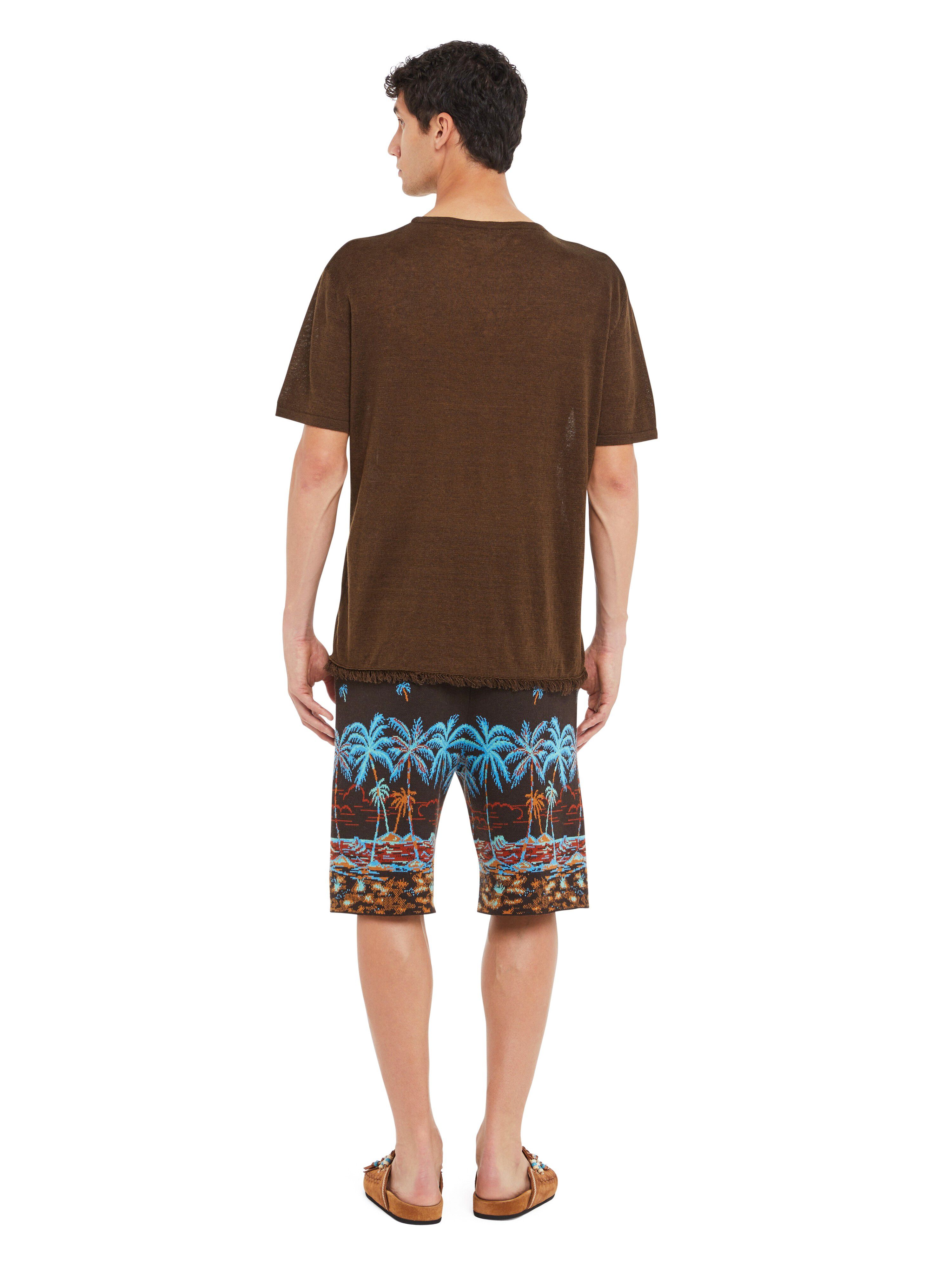 Alanui T-Shirt Coffee LMHW002R25KNI001
