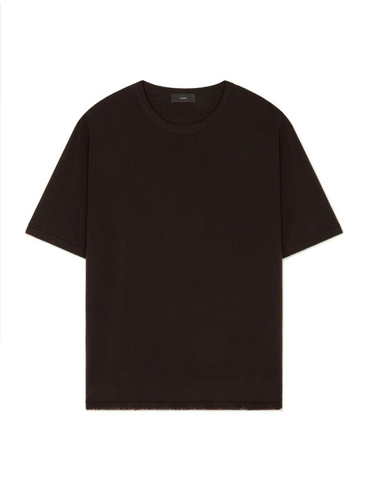 Alanui Knit T-Shirt Coffee LMHW002E25KNI001
