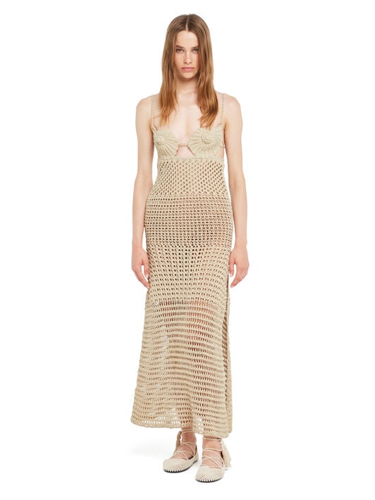 Alanui The Sound Of The Sea Dress Sea Shell LWHI045R26KNI001