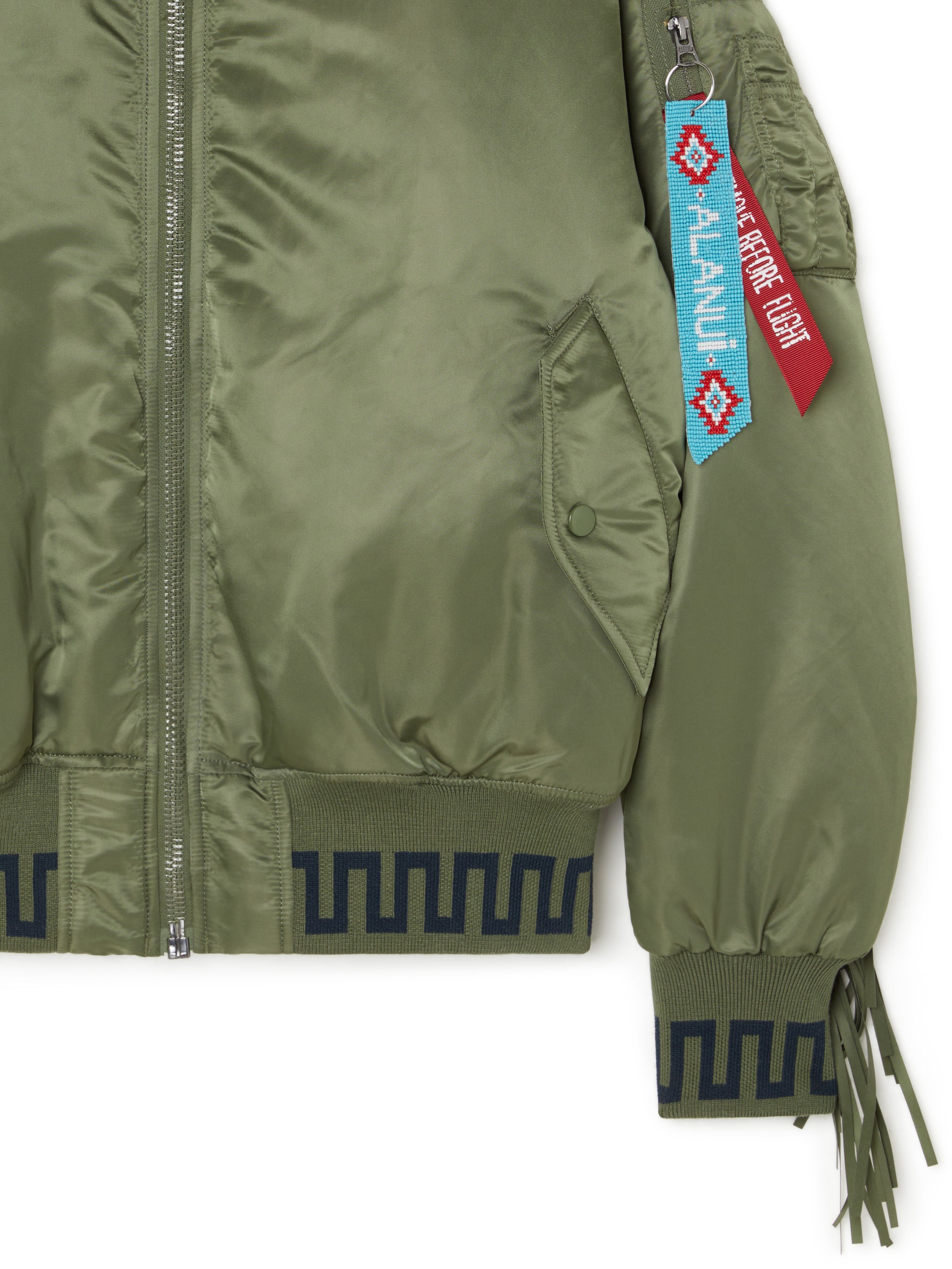 Alanui Alanui X Alpha Industries Bomber Sage LWEH001R25FAB001