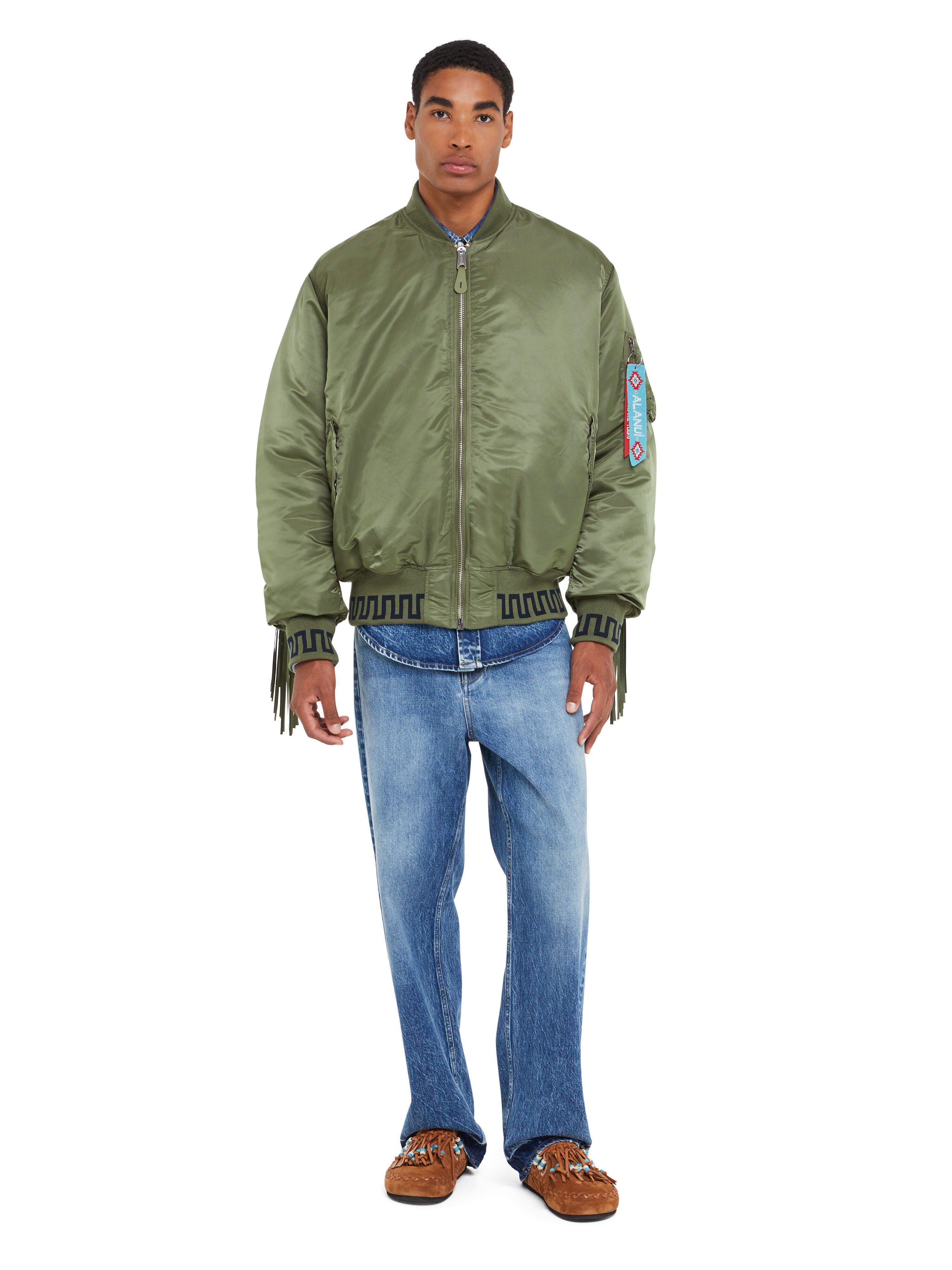 Alanui Alpha Industries X Alanui Bomber Sage LMEH001R25FAB001
