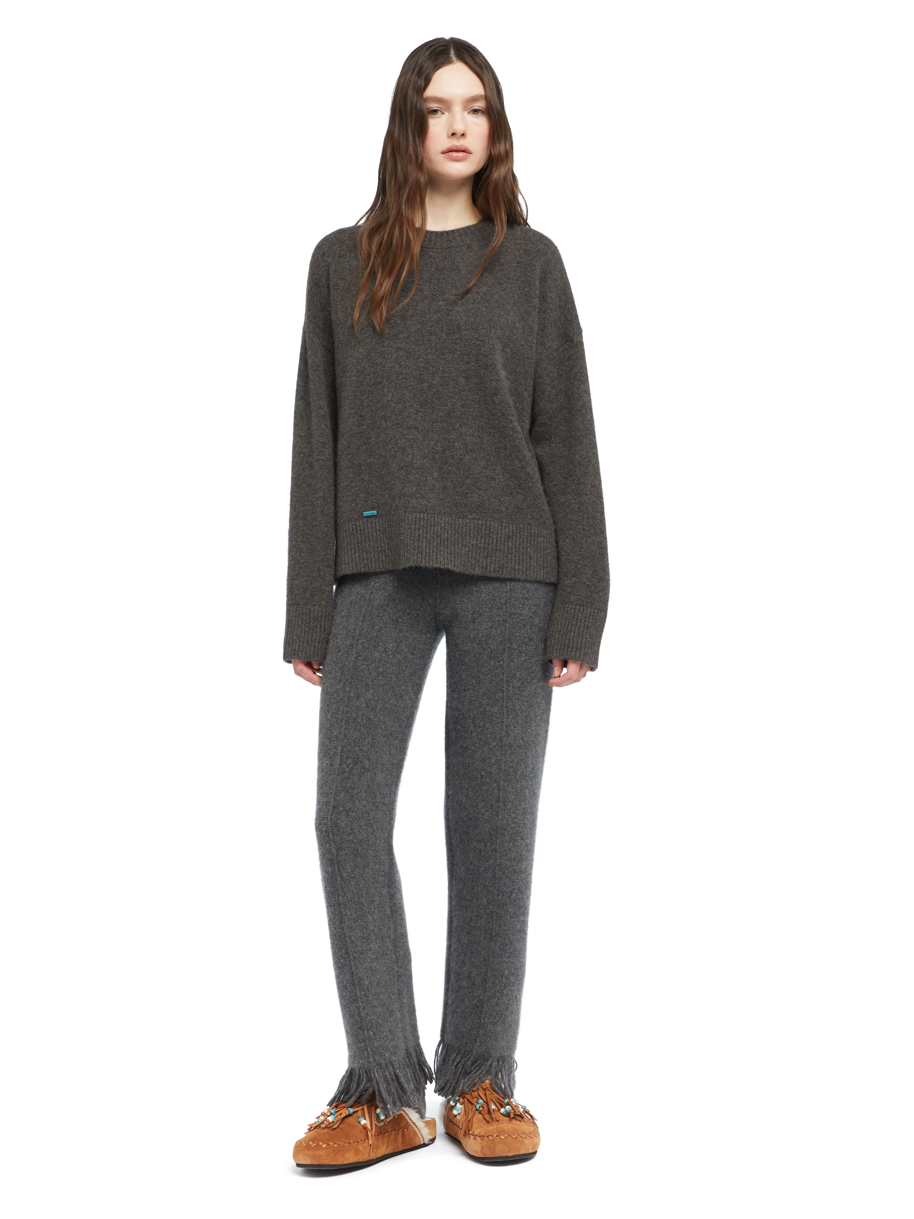 Alanui Alanui Finest Sweater Thunderstorm LWHE067E25KNI001