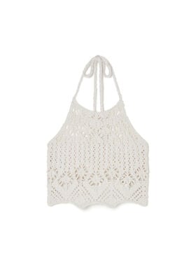 Alanui Lagoon Romance Top White Pearl LWHT010R26KNI001