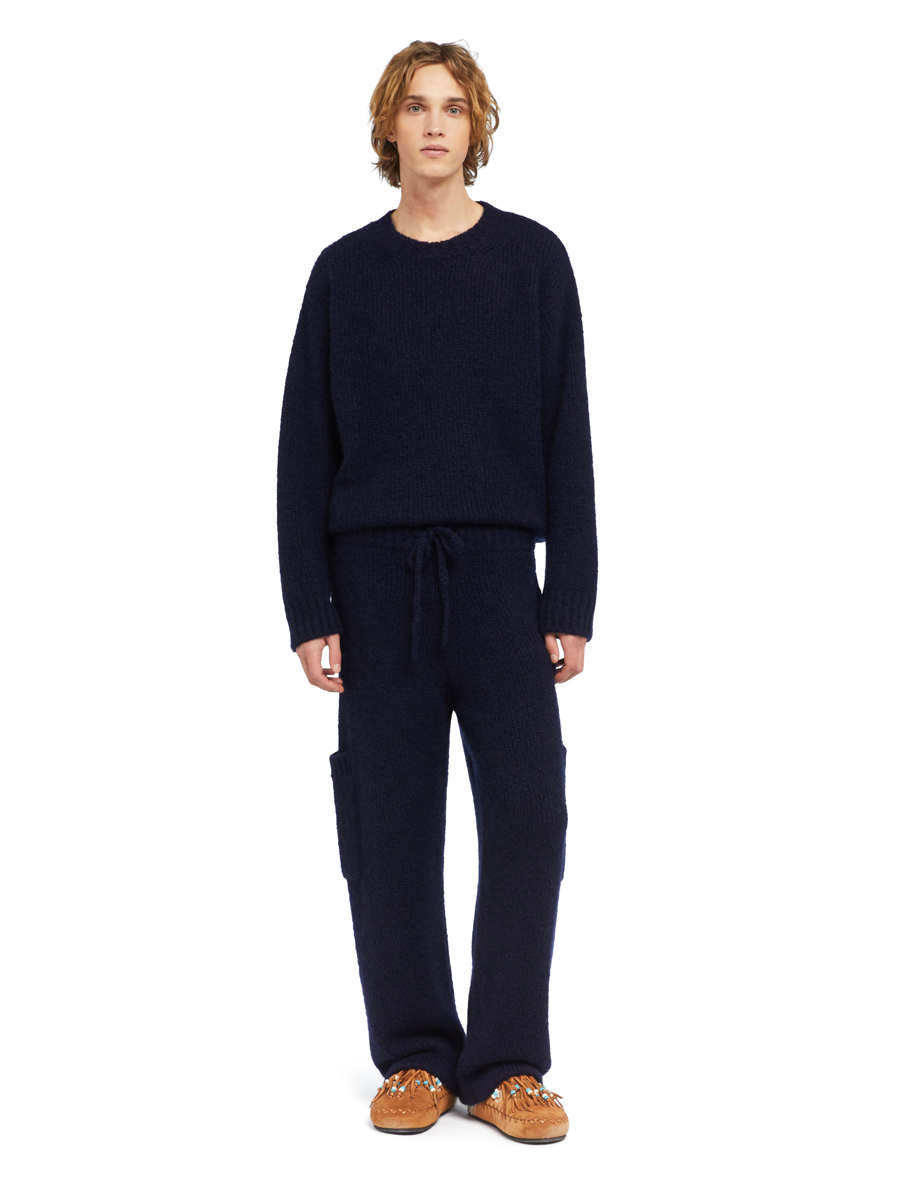 Alanui Alanui Finest Pants Midnight Blue LMHG015E25KNI001