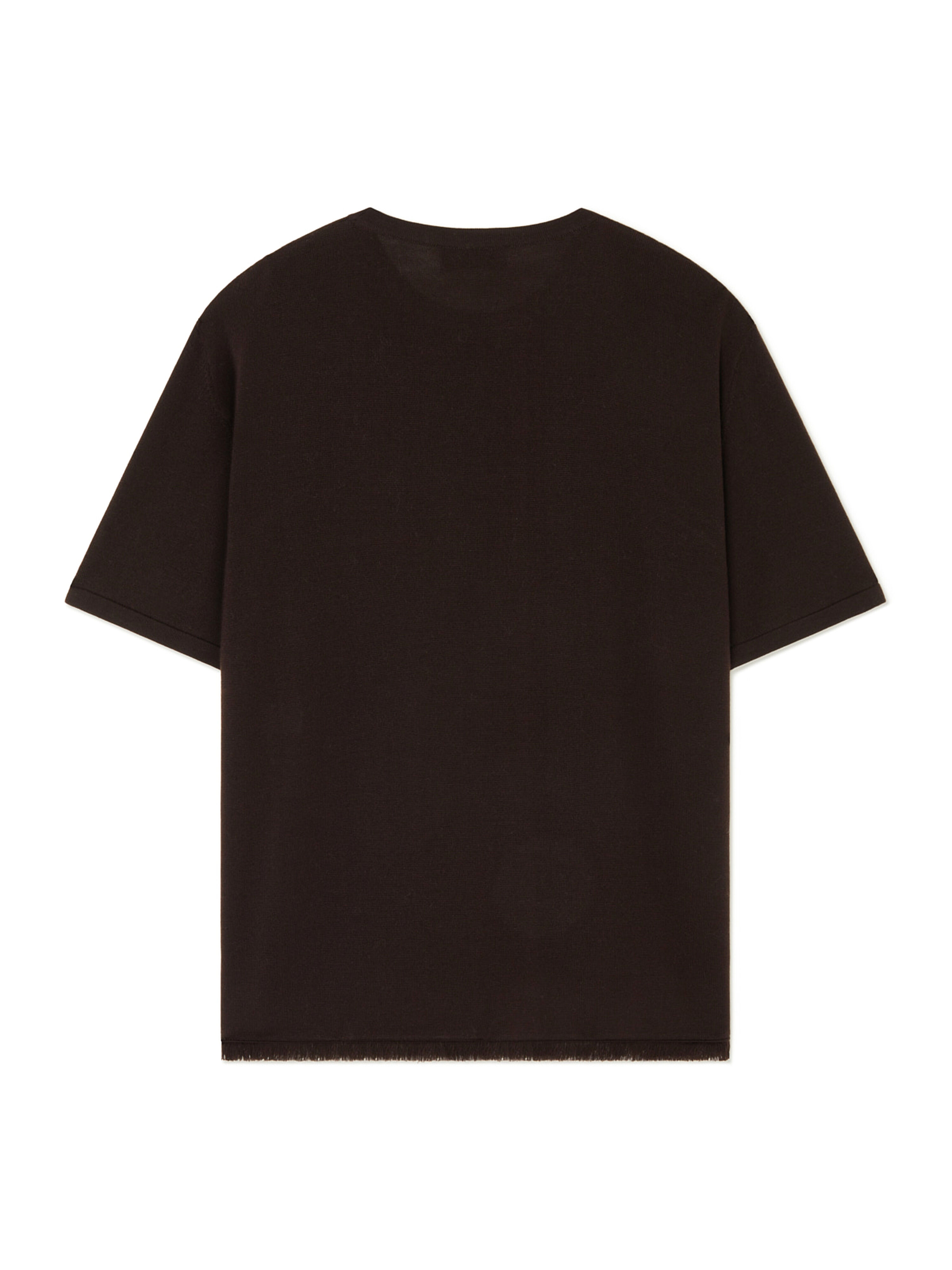 Alanui Knit T-Shirt Coffee LMHW002E25KNI001