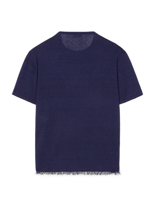Alanui T-Shirt Indigo LMHW002R26KNI001 Alanui T-Shirt Indigo LMHW002R26KNI001