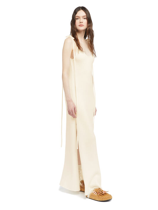 Alanui Alanui Finest Dress White LWHI05DE25KNI001