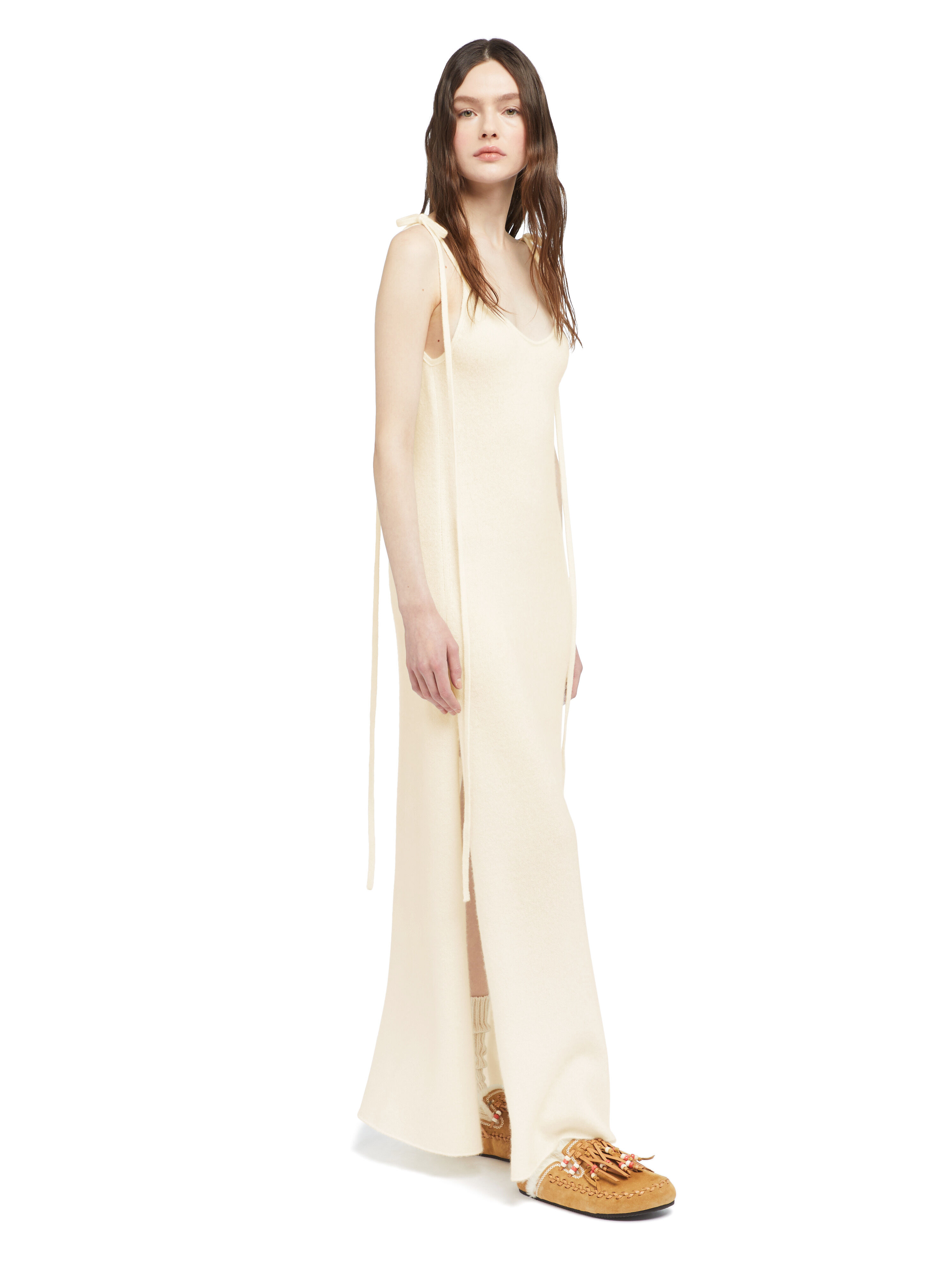 Alanui Alanui Finest Dress White LWHI05DE25KNI001