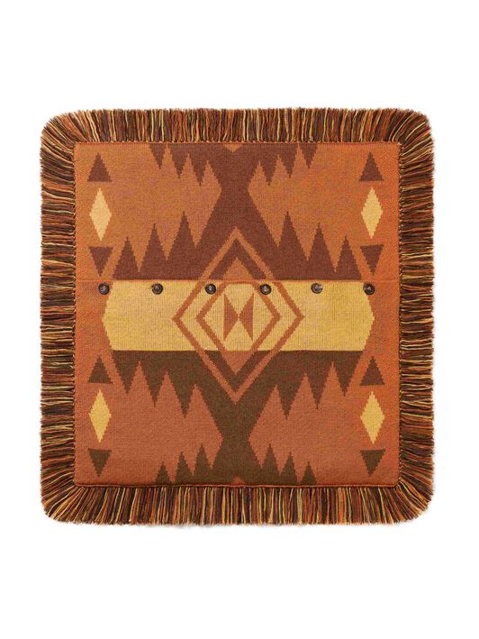 Alanui Icon Jacquard Pillow Tamarind-Castagno LWZH001E24KNI001