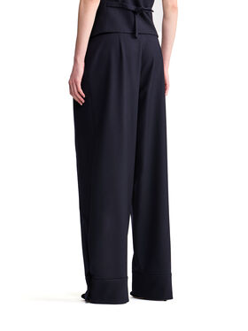 Alanui Giorgio Armani for Alanui Trousers Blue Navy
