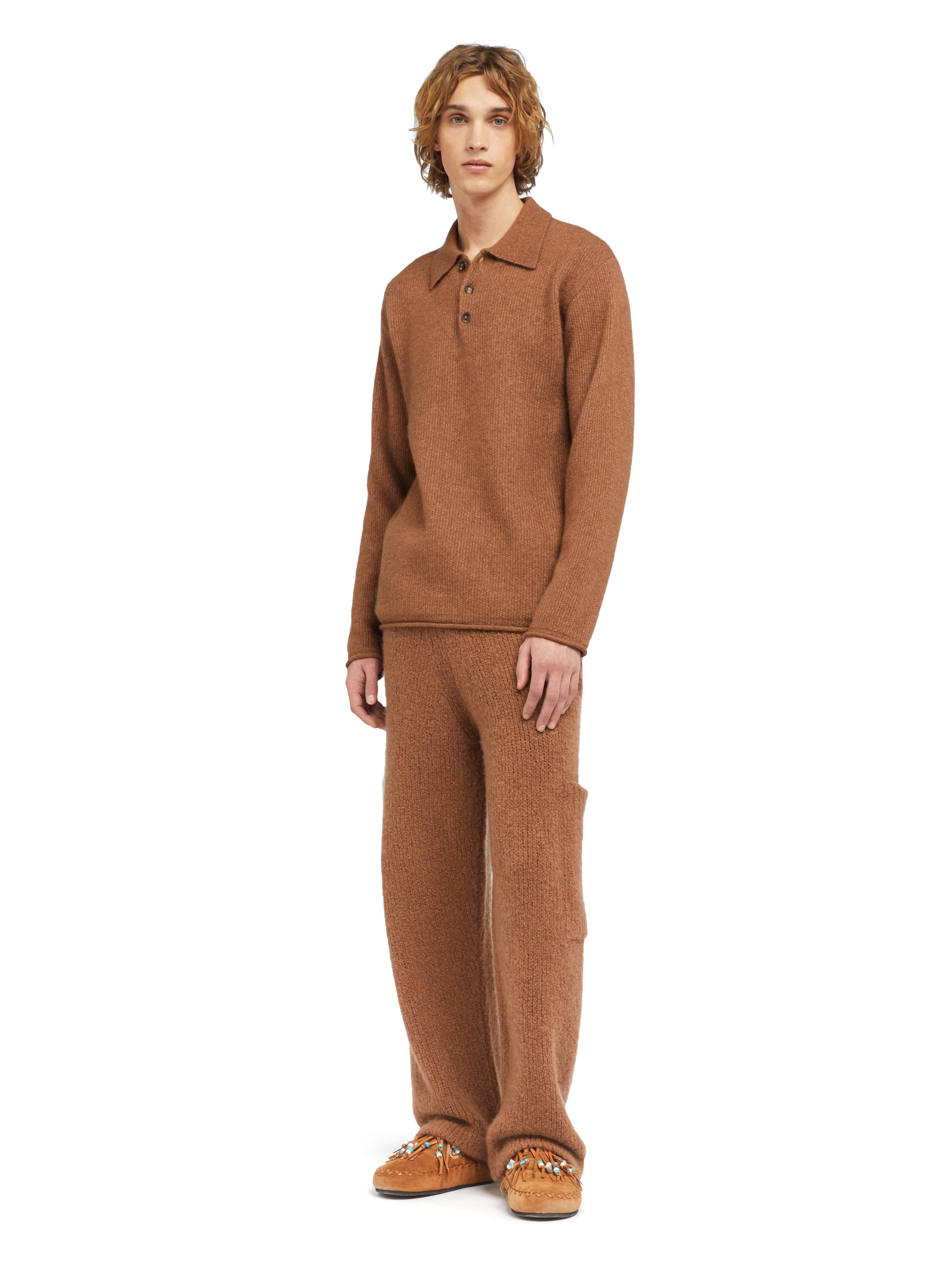 Alanui Alanui Finest Polo Luli Brown LMHV003E25KNI001