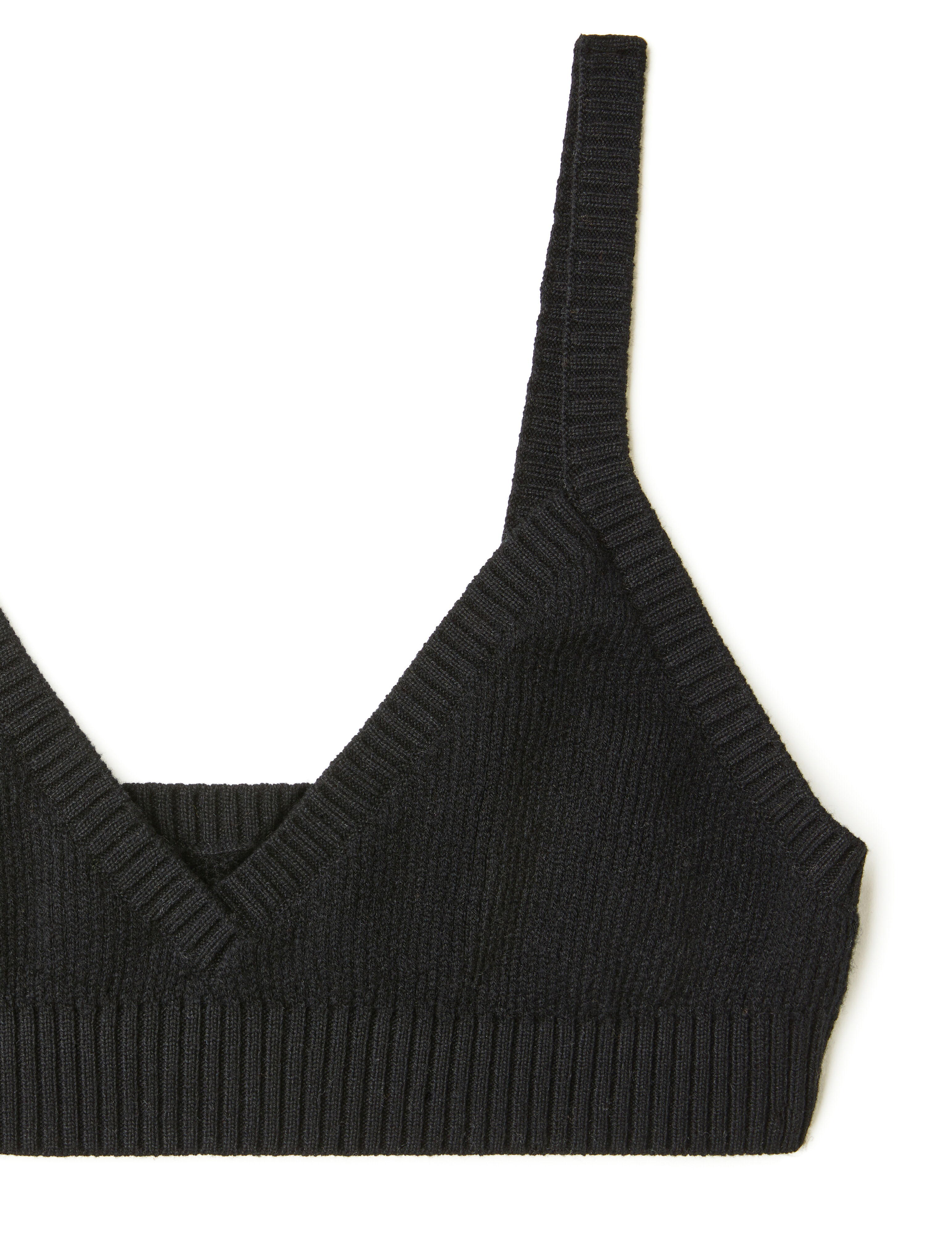 Alanui Cashmere Bralette Black