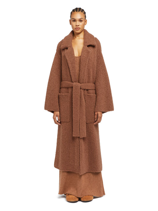 Alanui Alanui Finest Coat Luli Brown LWHQ013E25KNI001