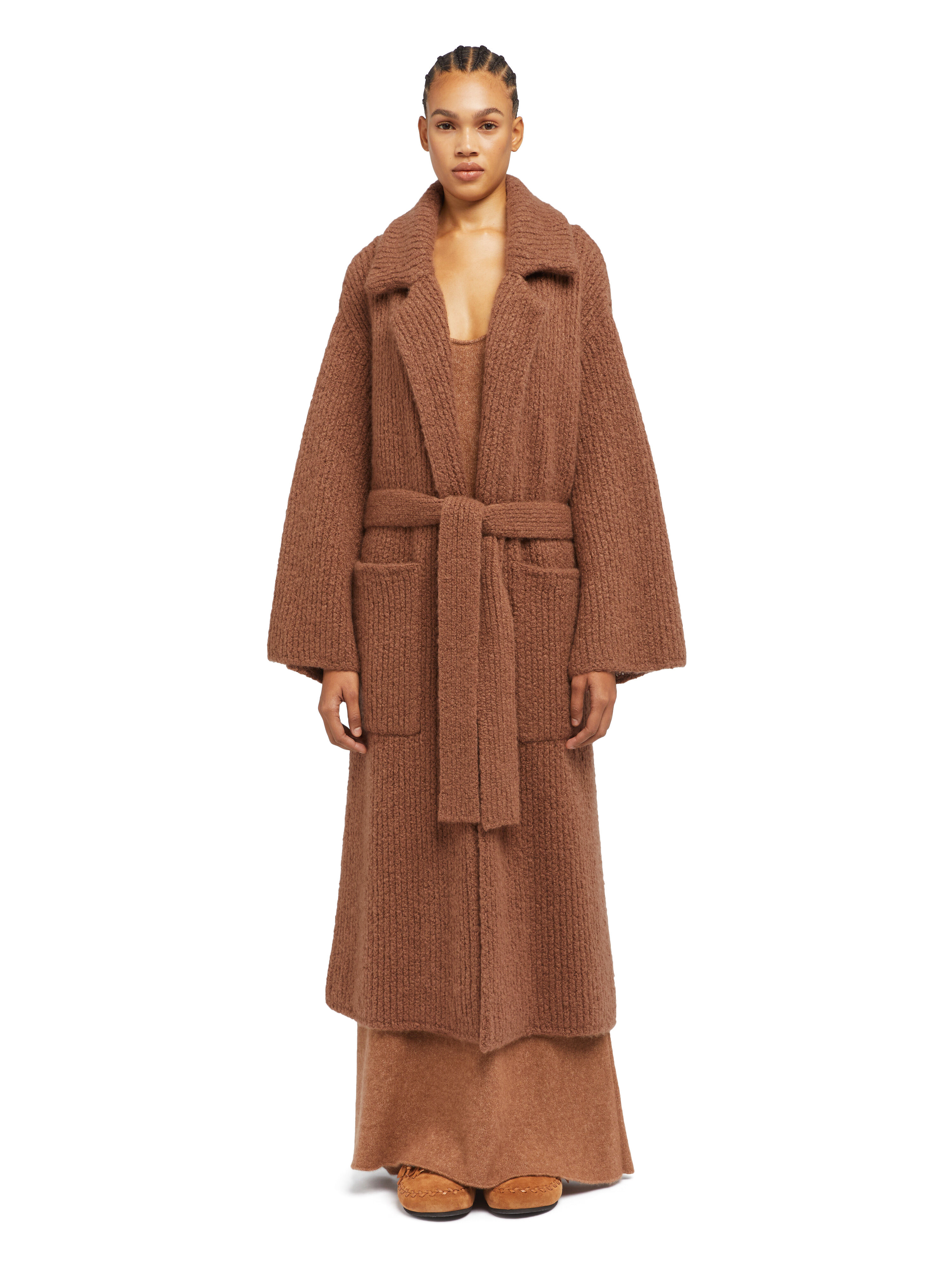 Alanui Alanui Finest Coat Luli Brown LWHQ013E25KNI001