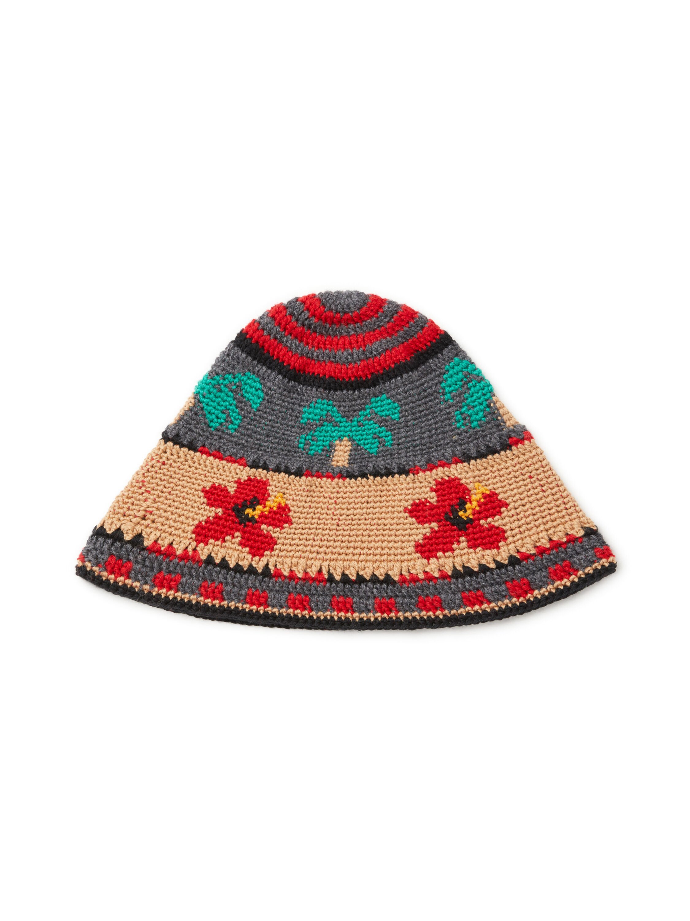Alanui Hibiscus Bloom Hat Ardesia-Multicolor LWLA023E25KNI002