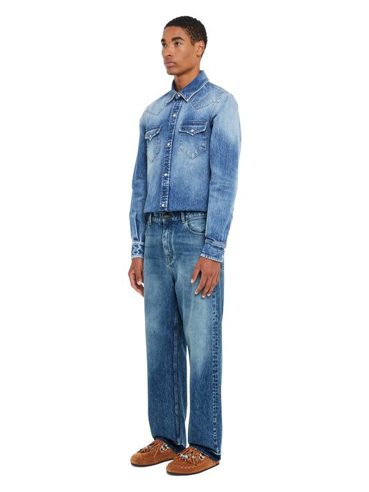 Alanui Medium Wash Denim Pants Medium Wash Blue Denim LMYA013R25DEN001