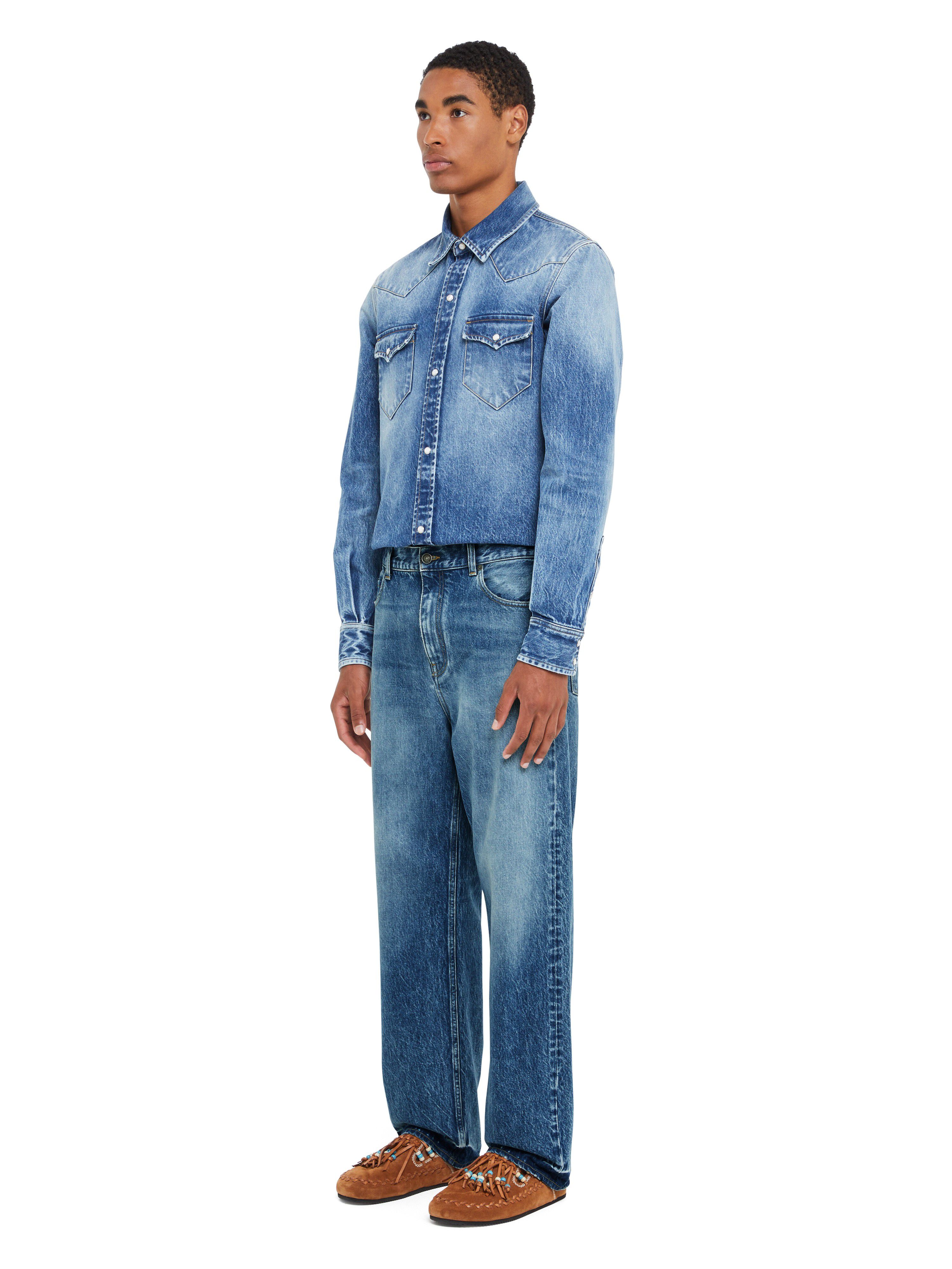 Alanui Medium Wash Denim Pants Medium Wash Blue Denim LMYA013R25DEN001