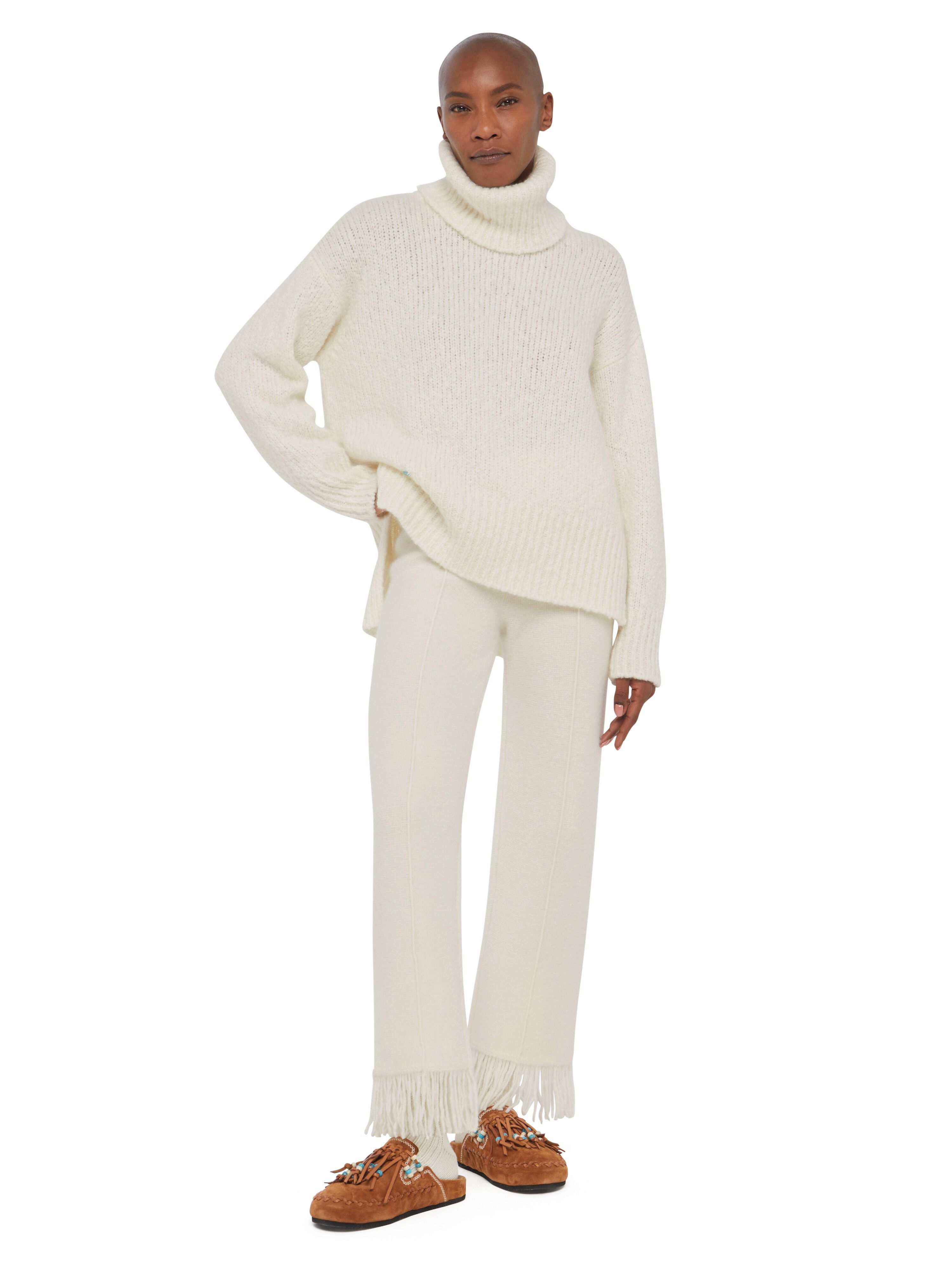 Alanui Alanui Finest Turtleneck White LWHF008E24KNI001