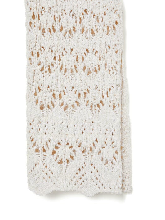 Alanui Lagoon Romance Pants White Pearl LWHG018R26KNI001 Alanui Lagoon Romance Pants White Pearl LWHG018R26KNI001