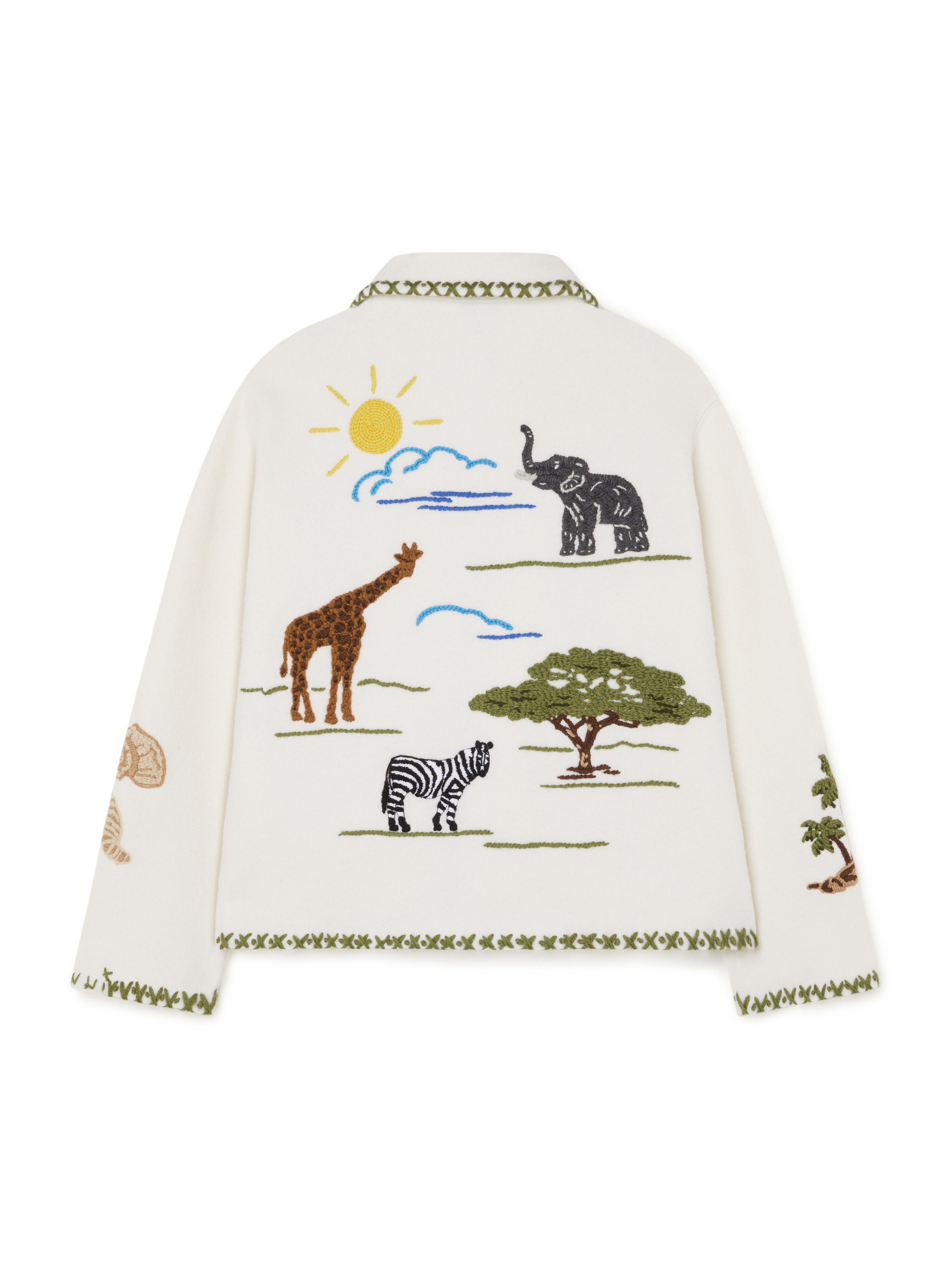 Alanui Remember Me Jacket Panna LWHQ01BR25KNI001