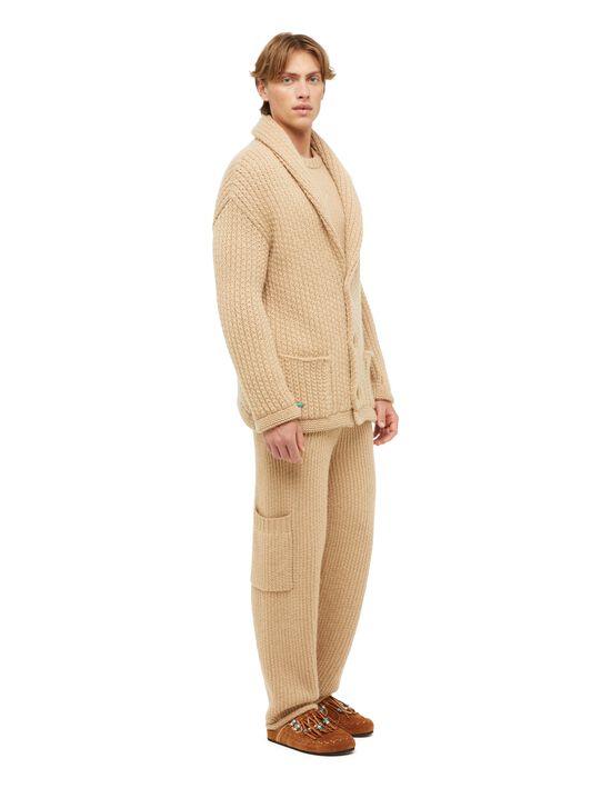 Alanui Alanui Finest Knit Cardigan Sandstorm LMHB037R24KNI001 Alanui Alanui Finest Knit Cardigan Sandstorm LMHB037R24KNI001