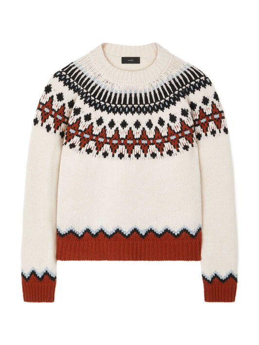 Alanui Sweet Winter Sweater Brick-Multicolor LWHE061E25KNI001