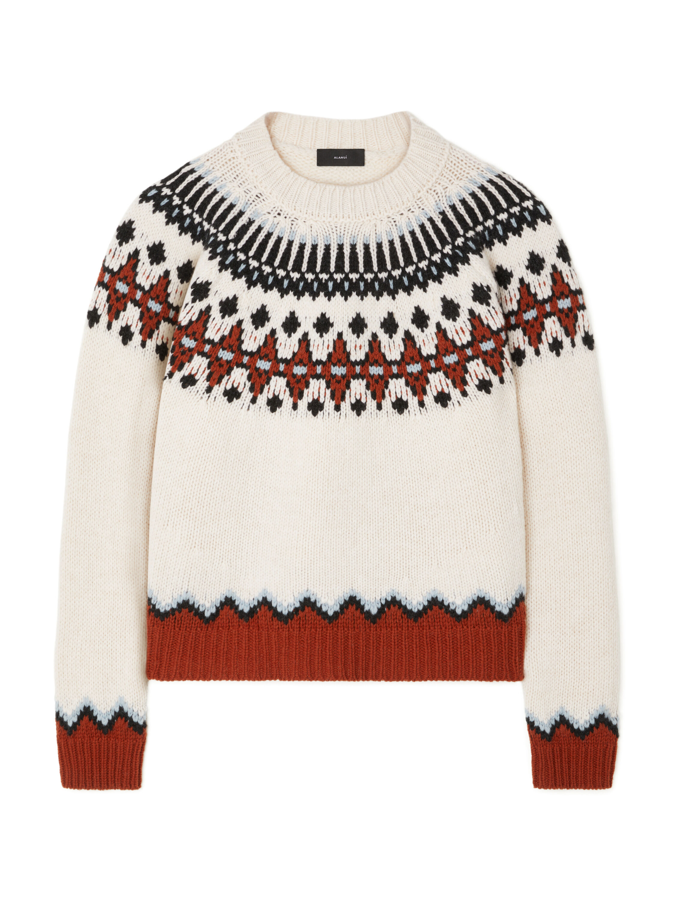 Alanui Sweet Winter Sweater Brick-Multicolor LWHE061E25KNI001