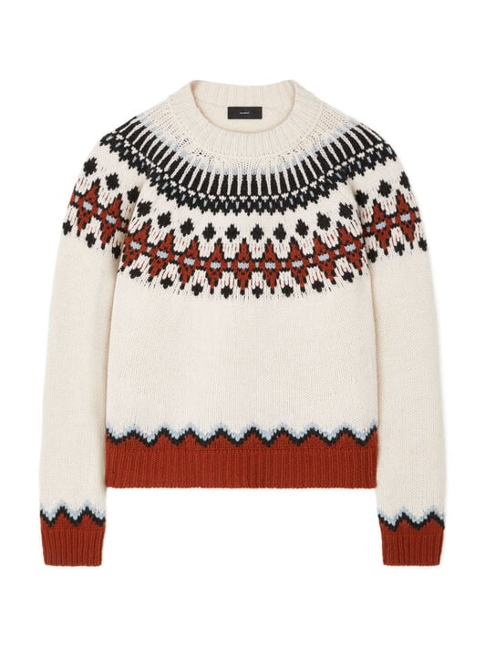 Alanui Sweet Winter Sweater Brick-Multicolor LWHE061E25KNI001 Alanui Sweet Winter Sweater Brick-Multicolor LWHE061E25KNI001