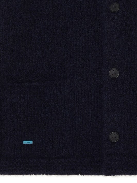 Alanui Alanui Finest Cardigan Midnight Blue LMHB037E25KNI001