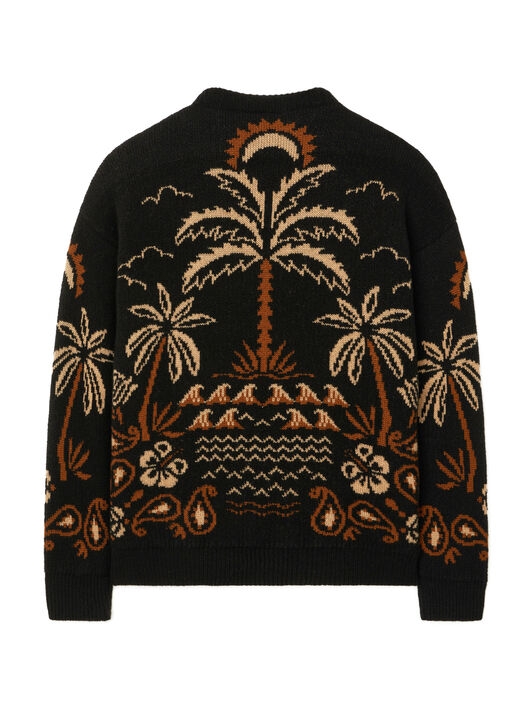 Alanui Glimpse Of Eden Sweater Black-Dakar LWHE068E25KNI001