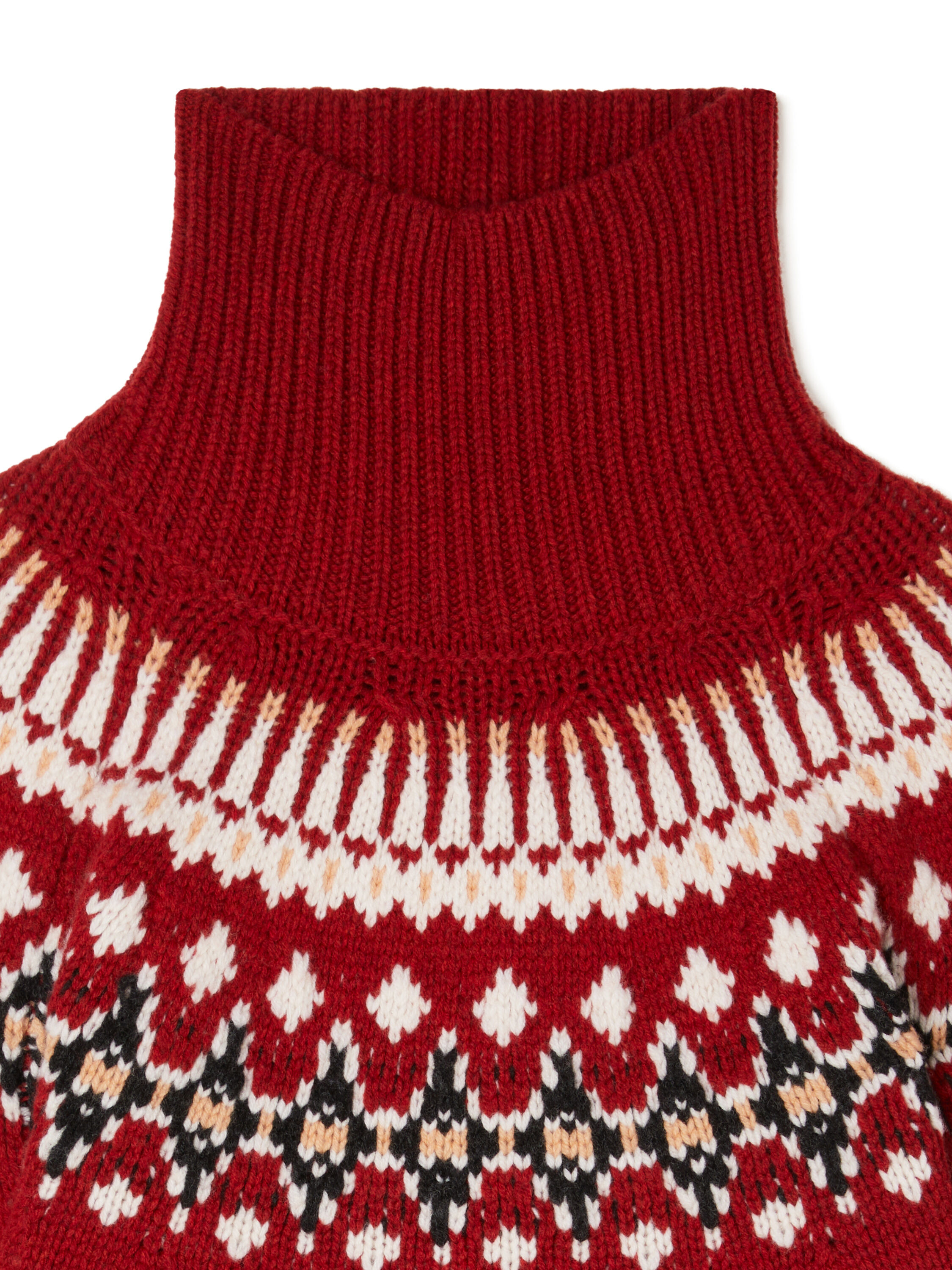 Alanui Sweet Winter Turtleneck Ruby-Multicolor LWHF001E25KNI001