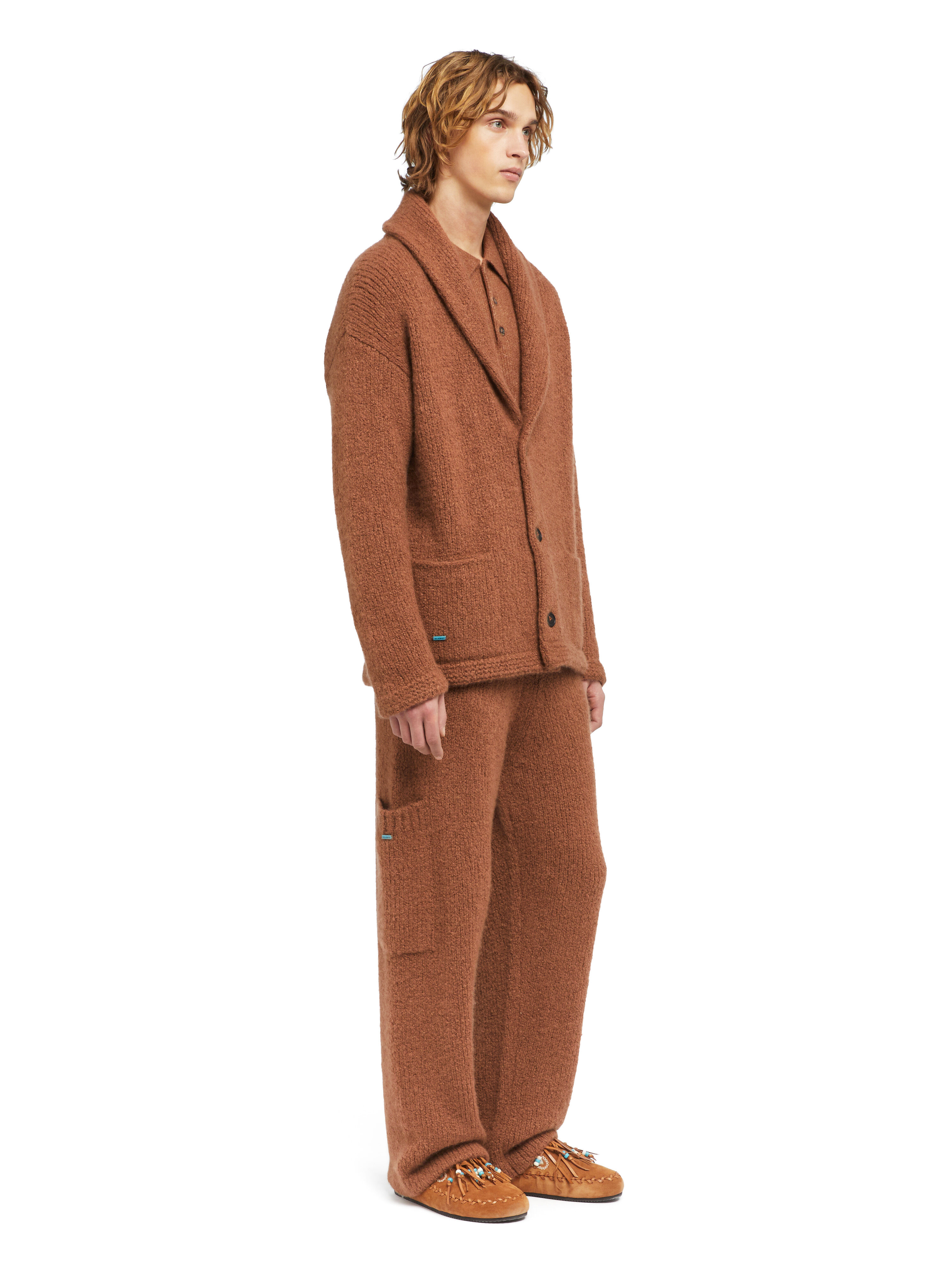 Alanui Alanui Finest Cardigan Luli Brown LMHB037E25KNI001