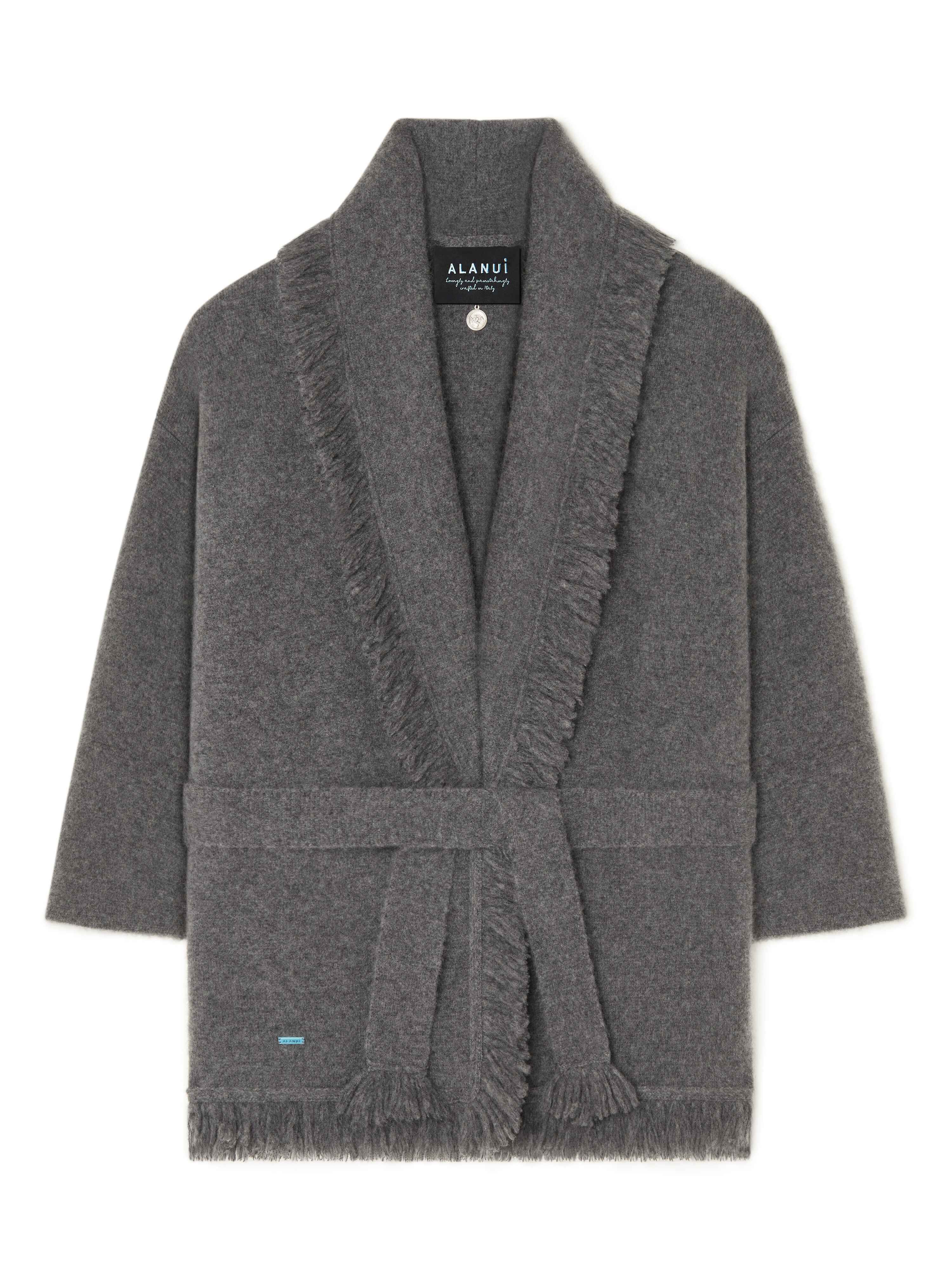 Alanui Alanui Finest Cardigan Thunderstorm LWHB064E24KNI00G