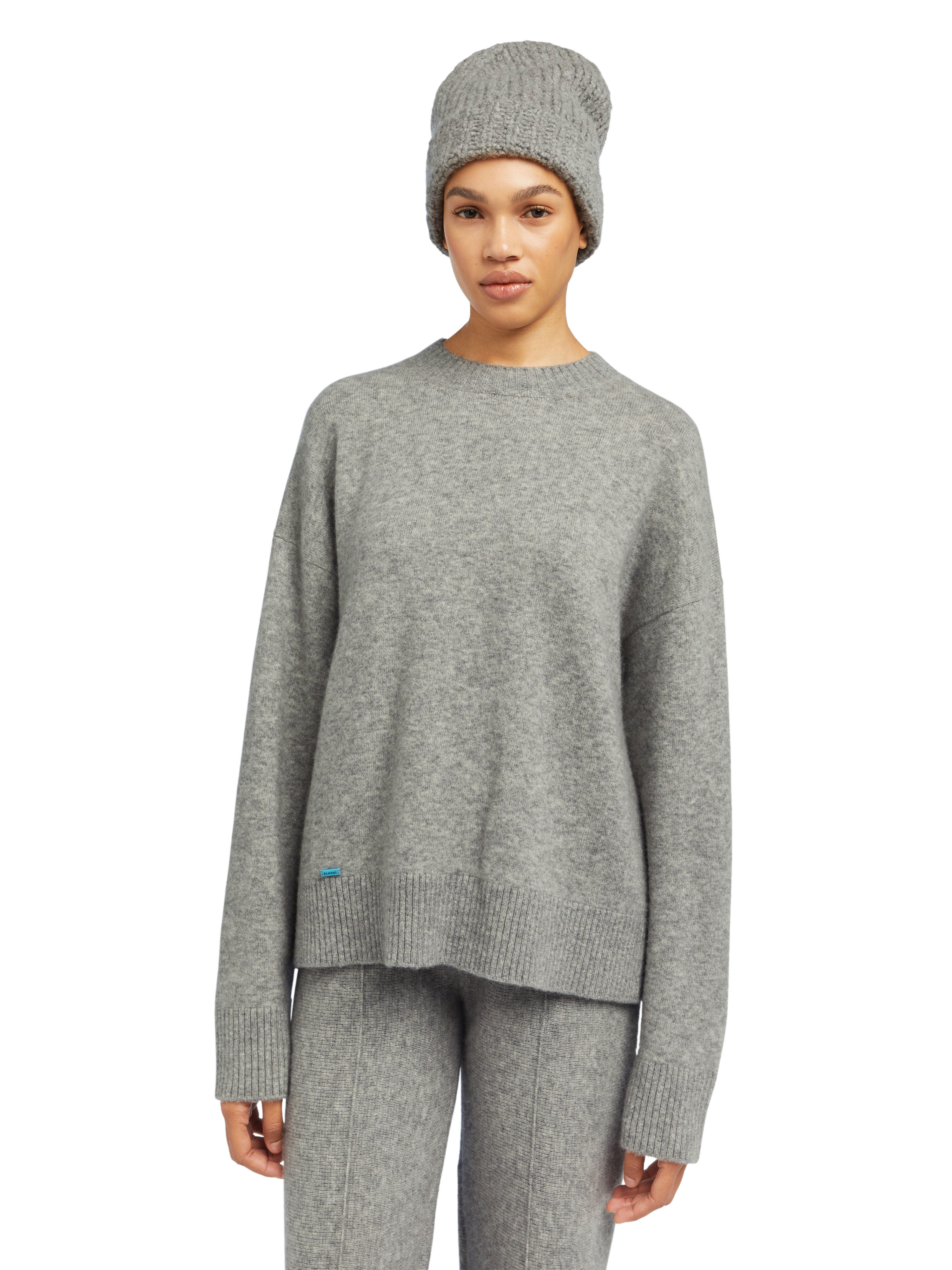 Alanui Alanui Finest Beanie Coco Grey LWLC010E25KNI001
