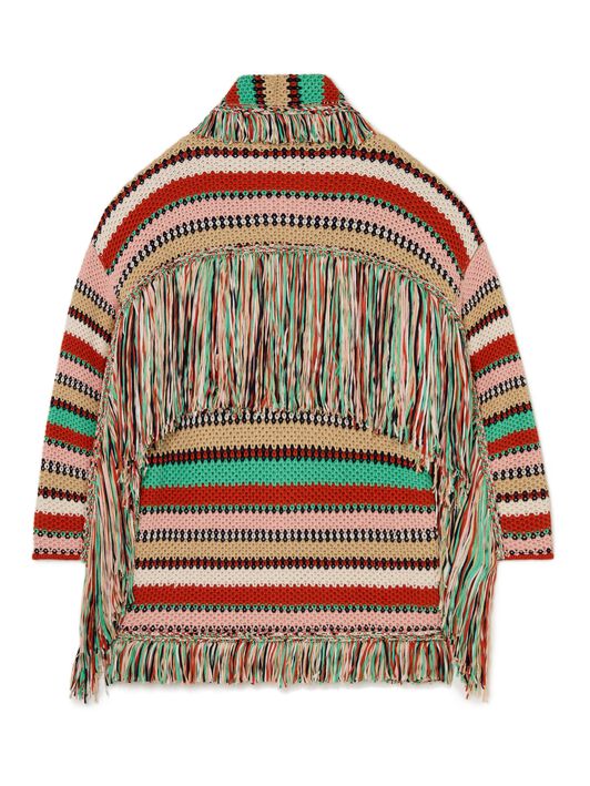 Alanui Sunny Stripes Cardigan Furnace-Multicolor LWHB064R25KNI00D