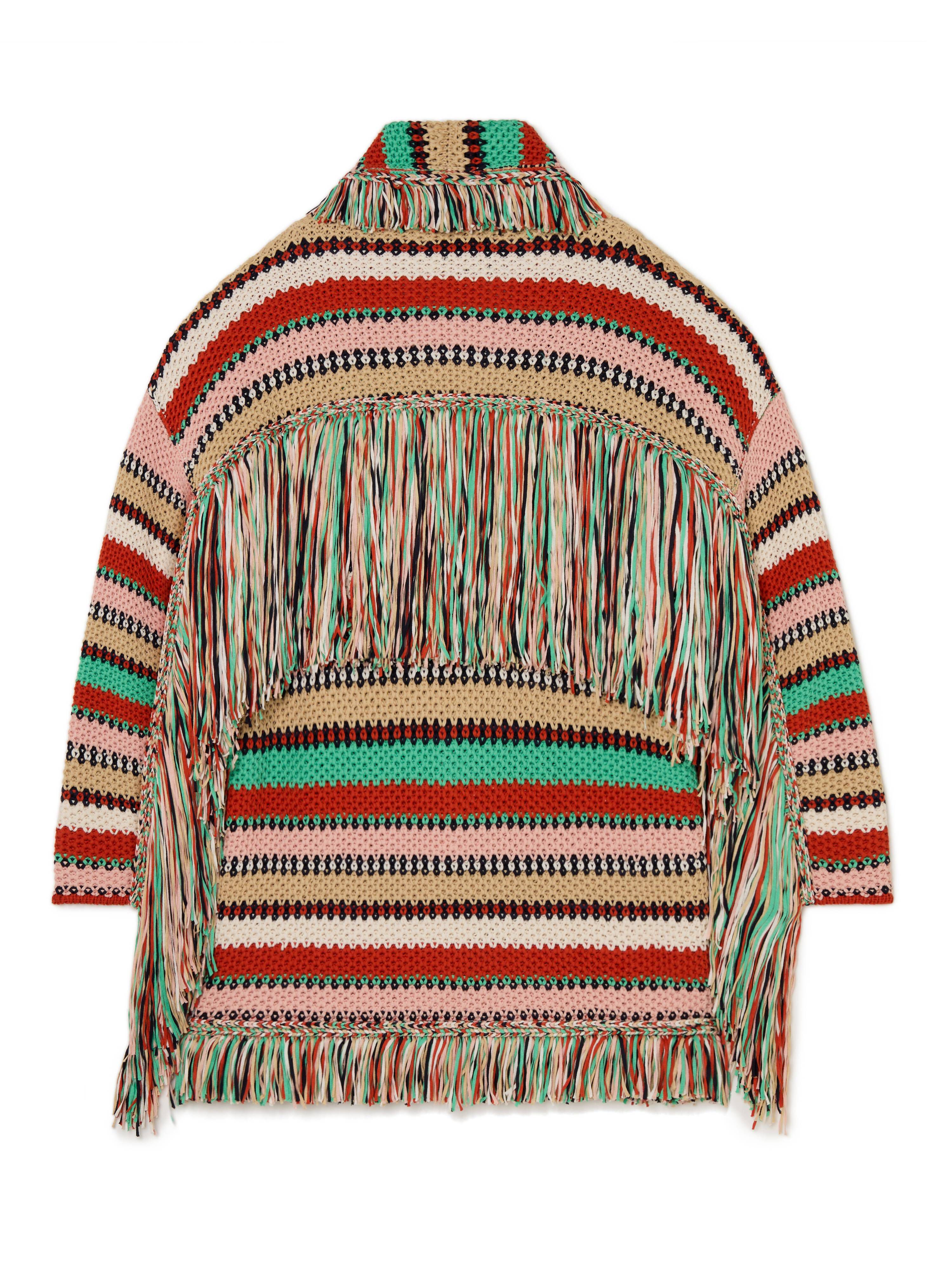 Alanui Sunny Stripes Cardigan Furnace-Multicolor LWHB064R25KNI00D