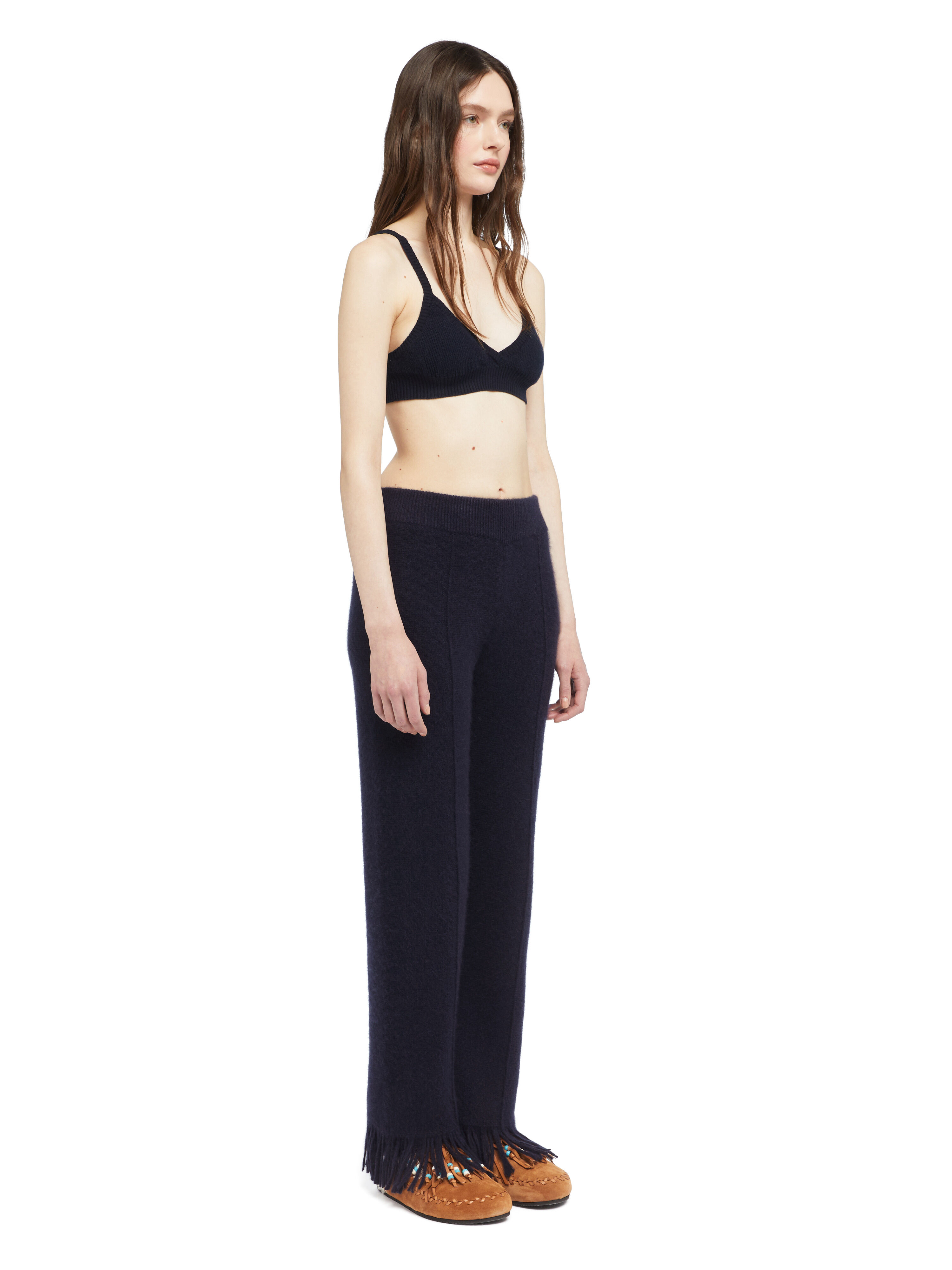 Alanui Alanui Finest Pants Midnight Blue LWHG001E25KNI001