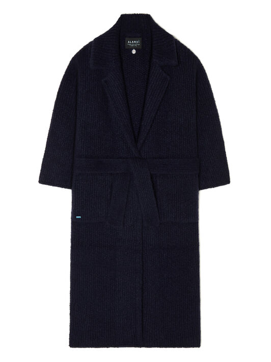 Alanui Alanui Finest Coat Midnight Blue LWHQ013E25KNI001
