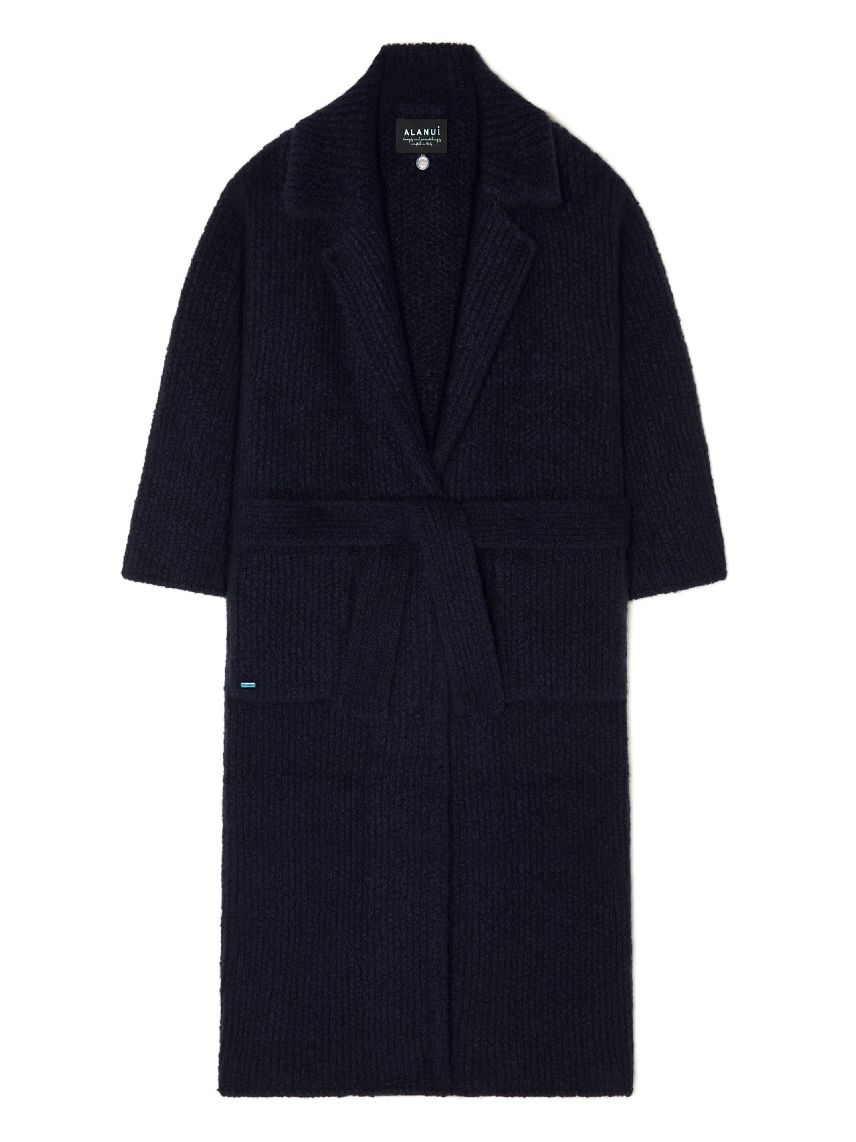 Alanui Alanui Finest Coat Midnight Blue LWHQ013E25KNI001