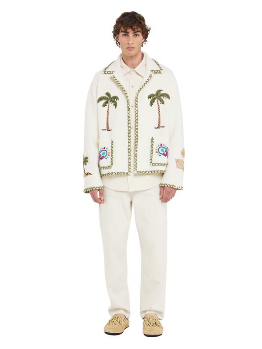 Alanui Remember Me Jacket Panna LMHQ002R25KNI001