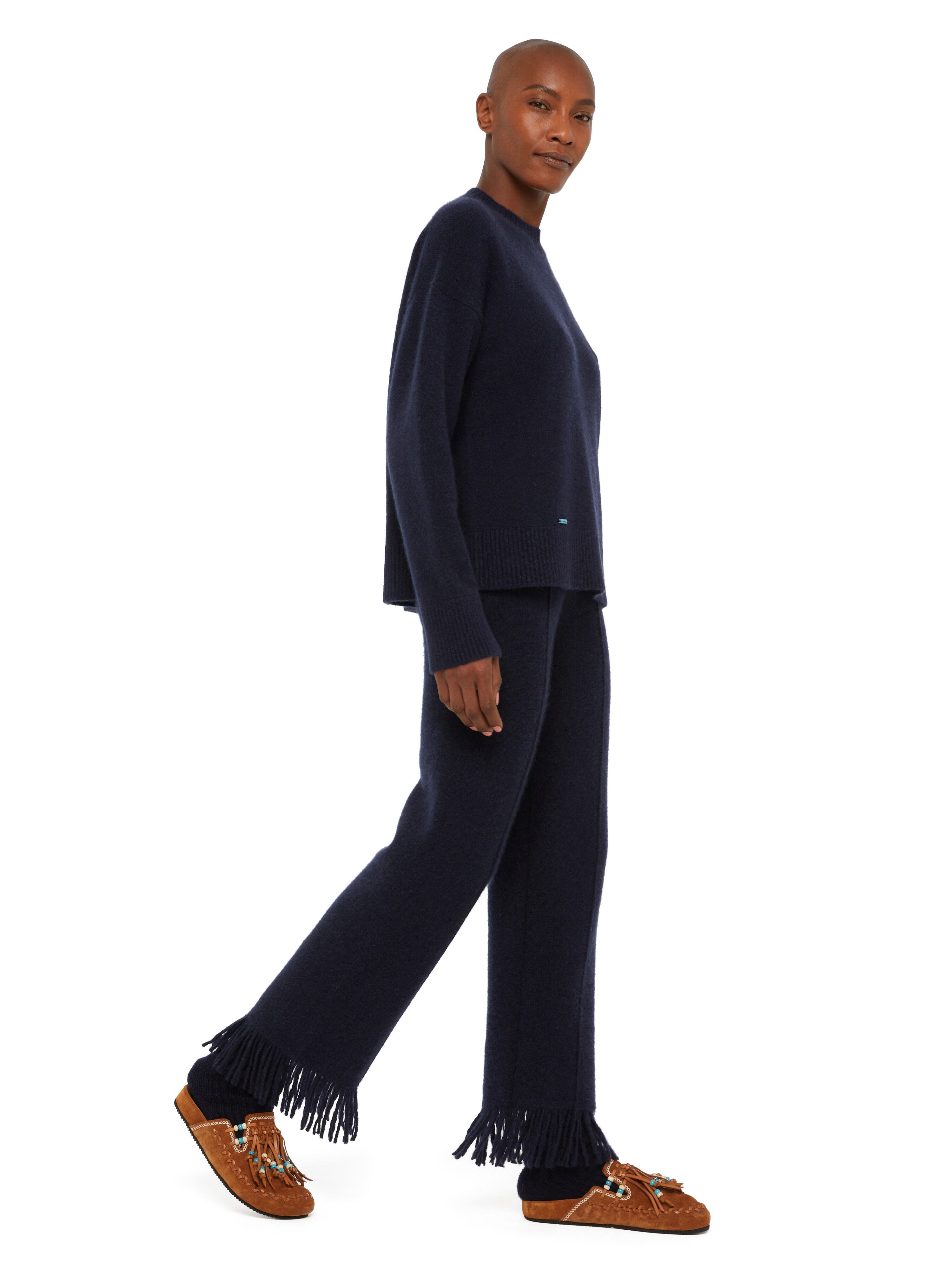 Alanui Alanui Finest Sweater Midnight Blue LWHE067E24KNI001