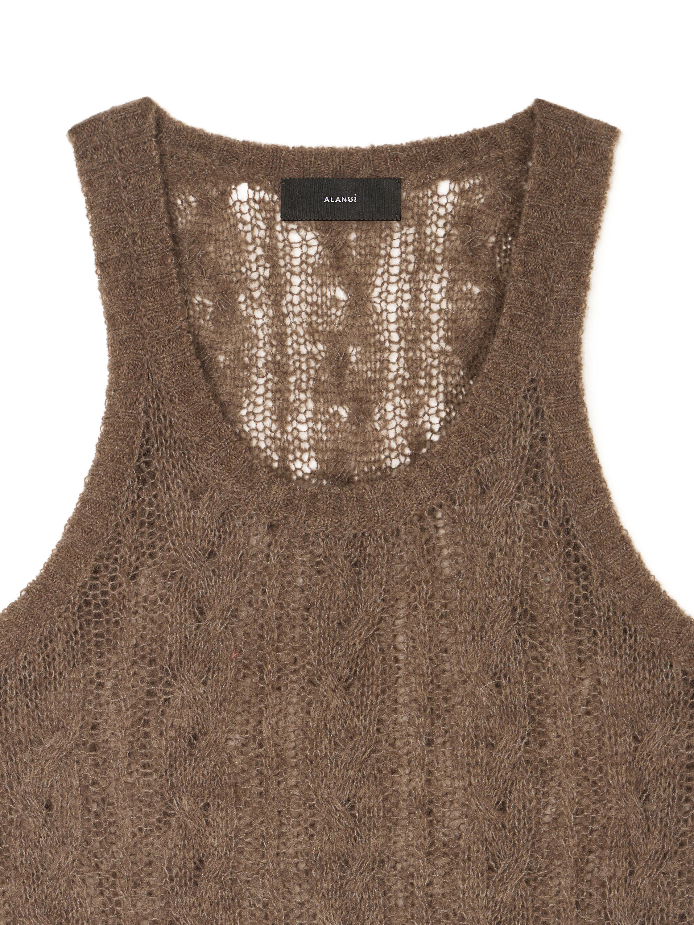 Alanui Desert Drift Tank Top Dark Dust LWHT005E25KNI001