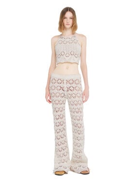Alanui Lagoon Romance Top White Pearl