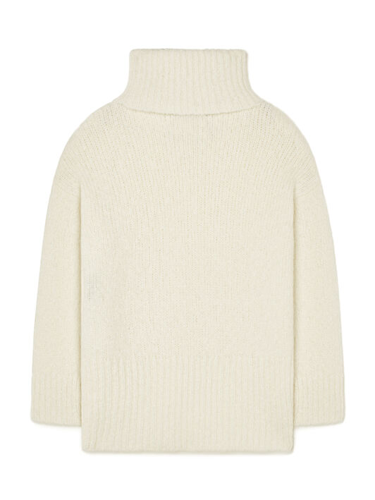 Alanui Alanui Finest Turtleneck White LWHF008E25KNI001 Alanui Alanui Finest Turtleneck White LWHF008E25KNI001