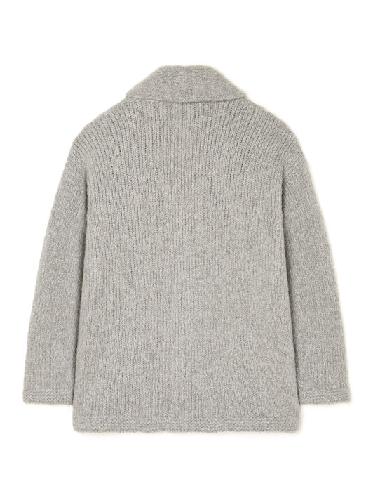 Alanui Alanui Finest Cardigan Coco Grey LMHB037E25KNI001 Alanui Alanui Finest Cardigan Coco Grey LMHB037E25KNI001